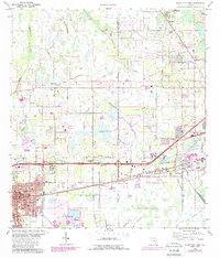 Download a high-resolution, GPS-compatible USGS topo map for Plant City East, FL (1987 edition)