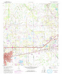 Download a high-resolution, GPS-compatible USGS topo map for Plant City East, FL (1993 edition)