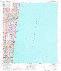 Download a high-resolution, GPS-compatible USGS topo map for Pompano Beach, FL (1983 edition)