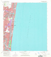 Download a high-resolution, GPS-compatible USGS topo map for Pompano Beach, FL (1970 edition)