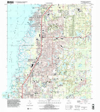 Download a high-resolution, GPS-compatible USGS topo map for Port Richey, FL (2002 edition)