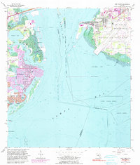 Download a high-resolution, GPS-compatible USGS topo map for Port Tampa, FL (1990 edition)