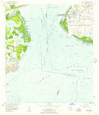 Download a high-resolution, GPS-compatible USGS topo map for Port Tampa, FL (1957 edition)