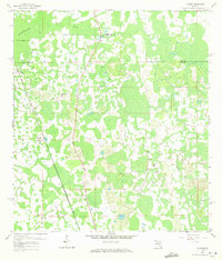 Download a high-resolution, GPS-compatible USGS topo map for Poyner, FL (1972 edition)