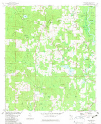 preview thumbnail of historical topo map of Holmes County, FL in 1982