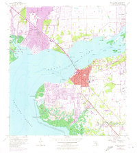 1957 Map of Punta Gorda, 1973 Print