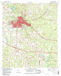 Download a high-resolution, GPS-compatible USGS topo map for Quincy, FL (1998 edition)
