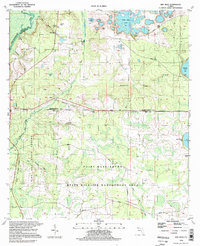 preview thumbnail of historical topo map of Bay County, FL in 1994