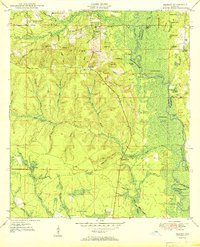 preview thumbnail of historical topo map of Walton County, FL in 1950