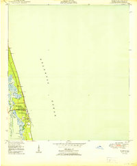 Download a high-resolution, GPS-compatible USGS topo map for Riomar, FL (1950 edition)
