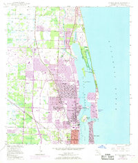 Download a high-resolution, GPS-compatible USGS topo map for Riviera Beach, FL (1968 edition)