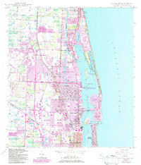 Download a high-resolution, GPS-compatible USGS topo map for Riviera Beach, FL (1983 edition)