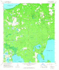 preview thumbnail of historical topo map of Alachua County, FL in 1966