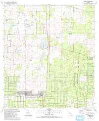 preview thumbnail of historical topo map of Marion County, FL in 1991