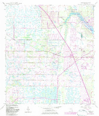 Download a high-resolution, GPS-compatible USGS topo map for Rood, FL (1983 edition)