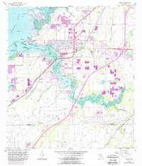 Download a high-resolution, GPS-compatible USGS topo map for Ruskin, FL (1987 edition)