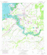 Download a high-resolution, GPS-compatible USGS topo map for Ruskin, FL (1970 edition)