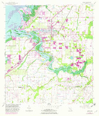 Download a high-resolution, GPS-compatible USGS topo map for Ruskin, FL (1982 edition)