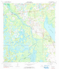 Download a high-resolution, GPS-compatible USGS topo map for Rutland, FL (1990 edition)