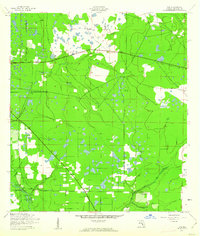 preview thumbnail of historical topo map of Manatee County, FL in 1944