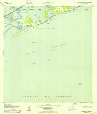preview thumbnail of historical topo map of Monroe County, FL in 1943