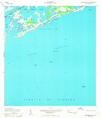 preview thumbnail of historical topo map of Monroe County, FL in 1968
