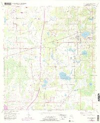 1954 Map of San Antonio, 1988 Print