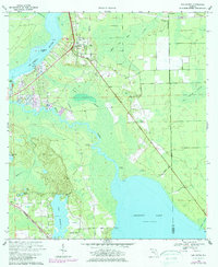 Download a high-resolution, GPS-compatible USGS topo map for San Mateo, FL (1981 edition)