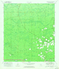 preview thumbnail of historical topo map of Baker County, FL in 1969