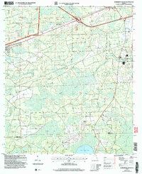 Download a high-resolution, GPS-compatible USGS topo map for Sanderson South, FL (2006 edition)