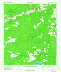 preview thumbnail of historical topo map of Baker County, FL in 1963