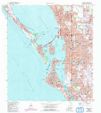 Download a high-resolution, GPS-compatible USGS topo map for Sarasota, FL (1992 edition)