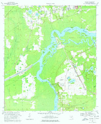 Download a high-resolution, GPS-compatible USGS topo map for Satsuma, FL (1977 edition)
