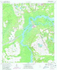 Download a high-resolution, GPS-compatible USGS topo map for Satsuma, FL (1981 edition)