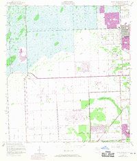 preview thumbnail of historical topo map of Miami-Dade County, FL in 1955