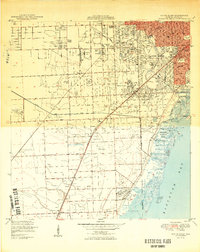 Download a high-resolution, GPS-compatible USGS topo map for South Miami, FL (1950 edition)