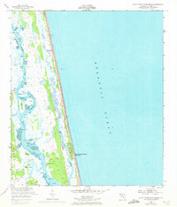 Download a high-resolution, GPS-compatible USGS topo map for South Ponte Vedra Beach, FL (1972 edition)