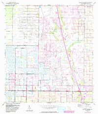 1953 Map of Fellsmere, FL, 1993 Print
