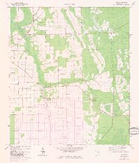 1970 Map of Spuds, 1981 Print