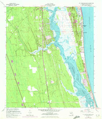 1956 Map of St. Augustine Beach, 1972 Print