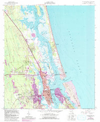 Download a high-resolution, GPS-compatible USGS topo map for St Augustine, FL (1992 edition)