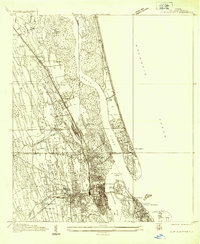 Download a high-resolution, GPS-compatible USGS topo map for St Augustine, FL (1937 edition)