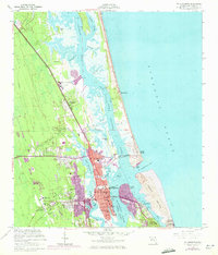 Download a high-resolution, GPS-compatible USGS topo map for St Augustine, FL (1972 edition)