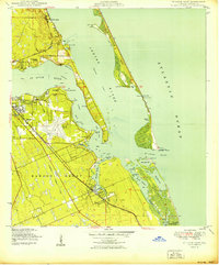preview thumbnail of historical topo map of Martin County, FL in 1950