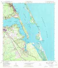Download a high-resolution, GPS-compatible USGS topo map for St Lucie Inlet, FL (1971 edition)