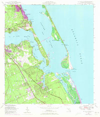 Download a high-resolution, GPS-compatible USGS topo map for St Lucie Inlet, FL (1973 edition)