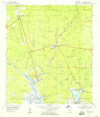 preview thumbnail of historical topo map of St. Marks, FL in 1954