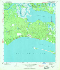 1943 Map of St. Teresa Beach, 1969 Print