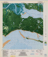 Download a high-resolution, GPS-compatible USGS topo map for St Teresa, FL (1982 edition)