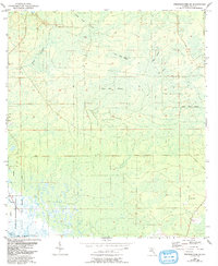 preview thumbnail of historical topo map of Dixie County, FL in 1954
